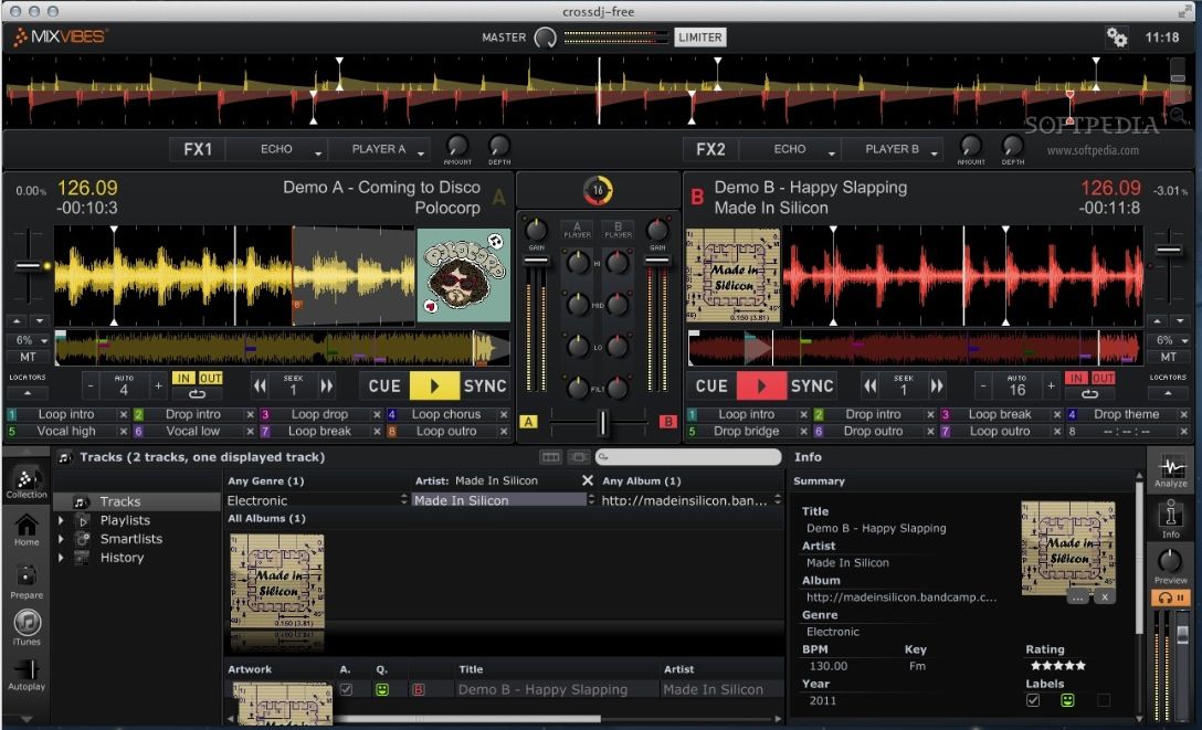 Mixvibes cross le software